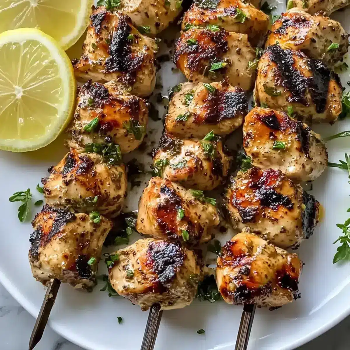 Knoblauch Griechisches Gegrilltes Hähnchen