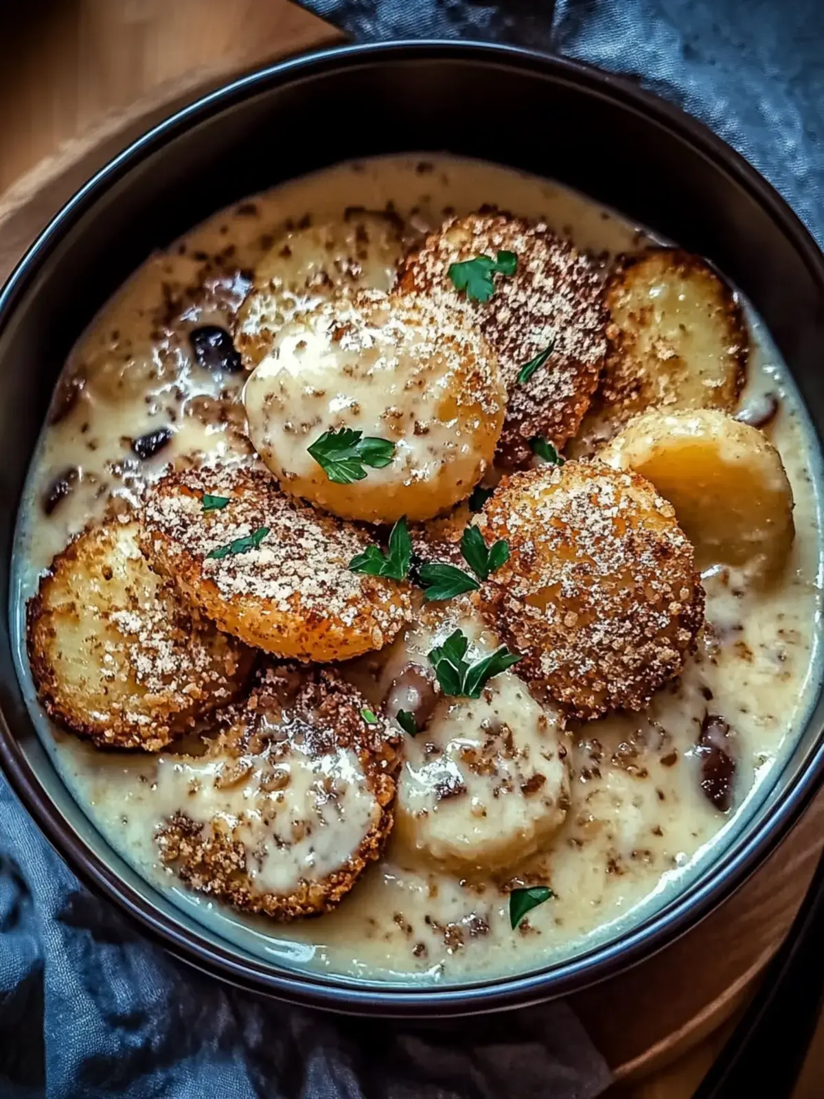 Knoblauch Parmesan Crockpot Hühnchen und Kartoffeln