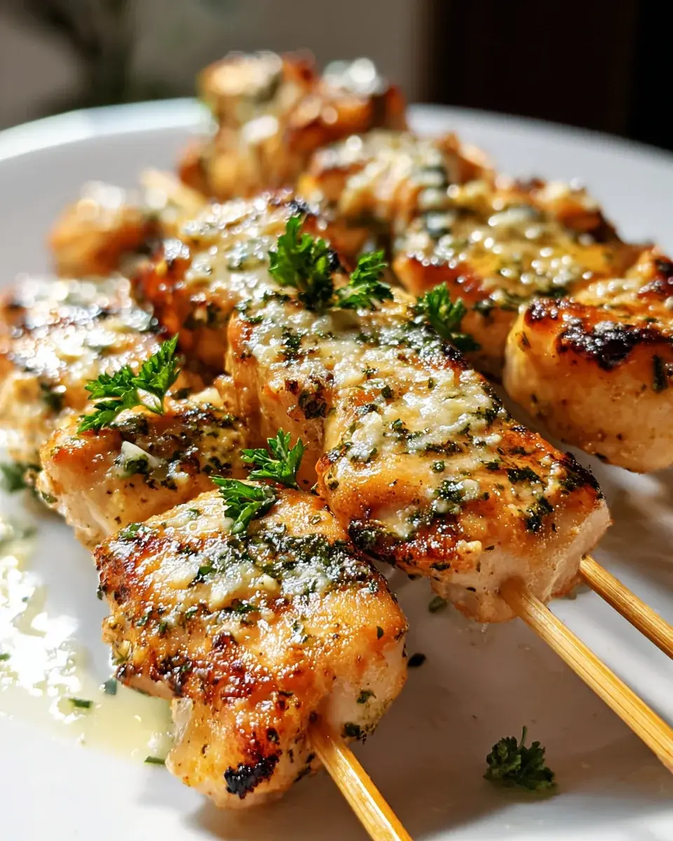 Knoblauch Parmesan Hyhnchenspieye