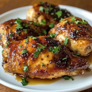 Knoblauch Brauner Zucker Hähnchen