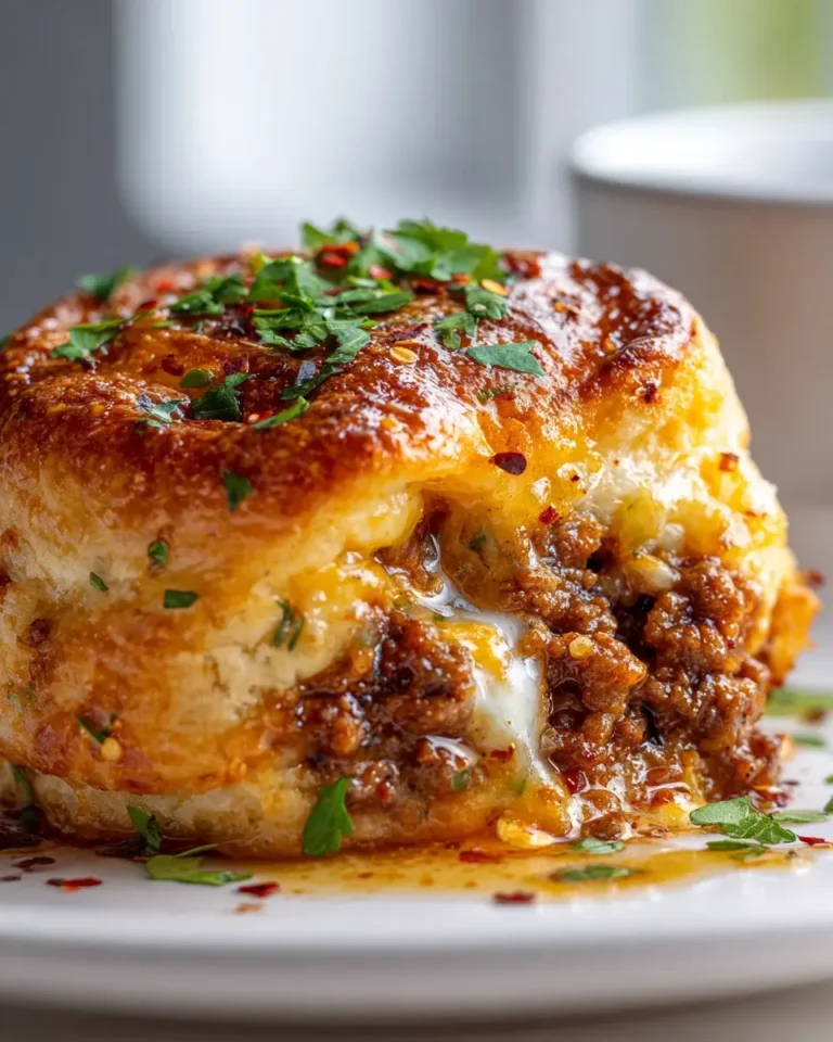 Knoblauchbutter Biskuit Taco Bombs
