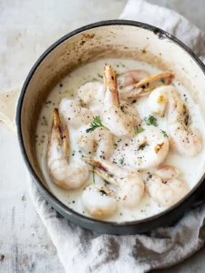 Knoblauchgarnele in Kokosmilch