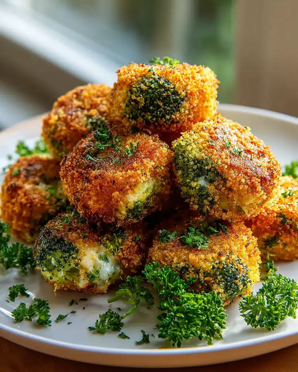 Knusprige Brokkoli Kyse Nuggets