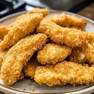 Knusprige Hühnerstreifen aus dem Ofen