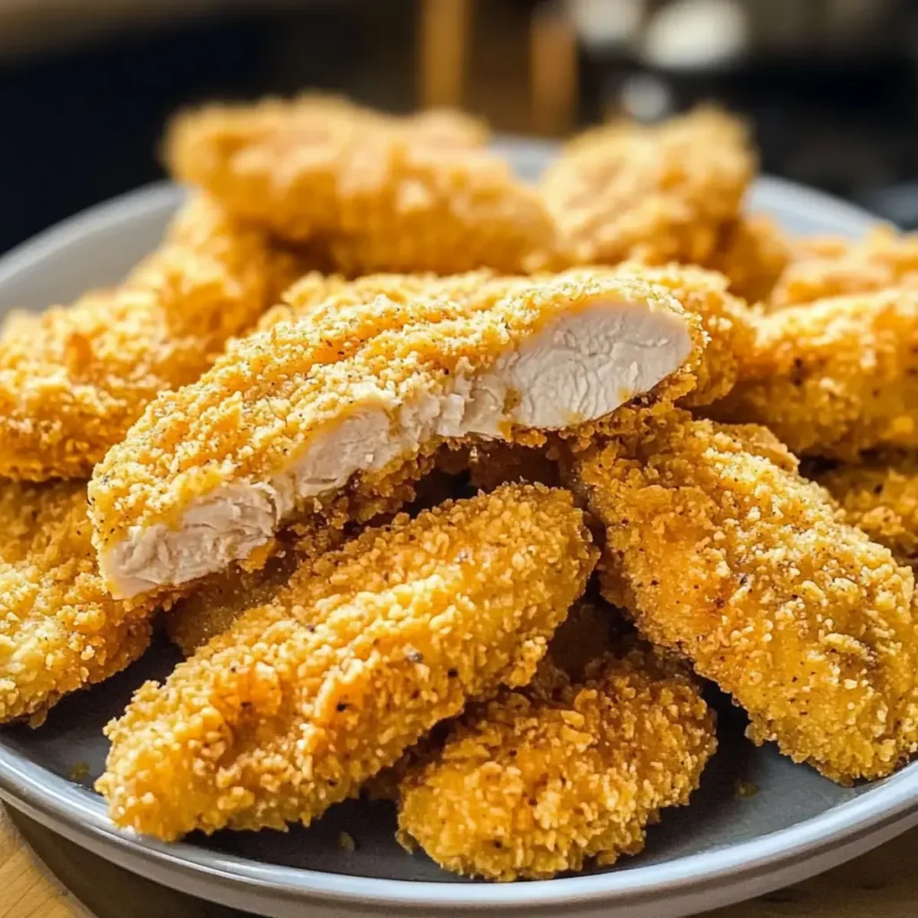 Knusprige Hühnerstreifen