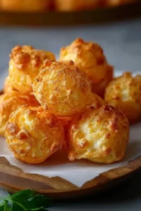 Knusprige Käse Puff Snacks