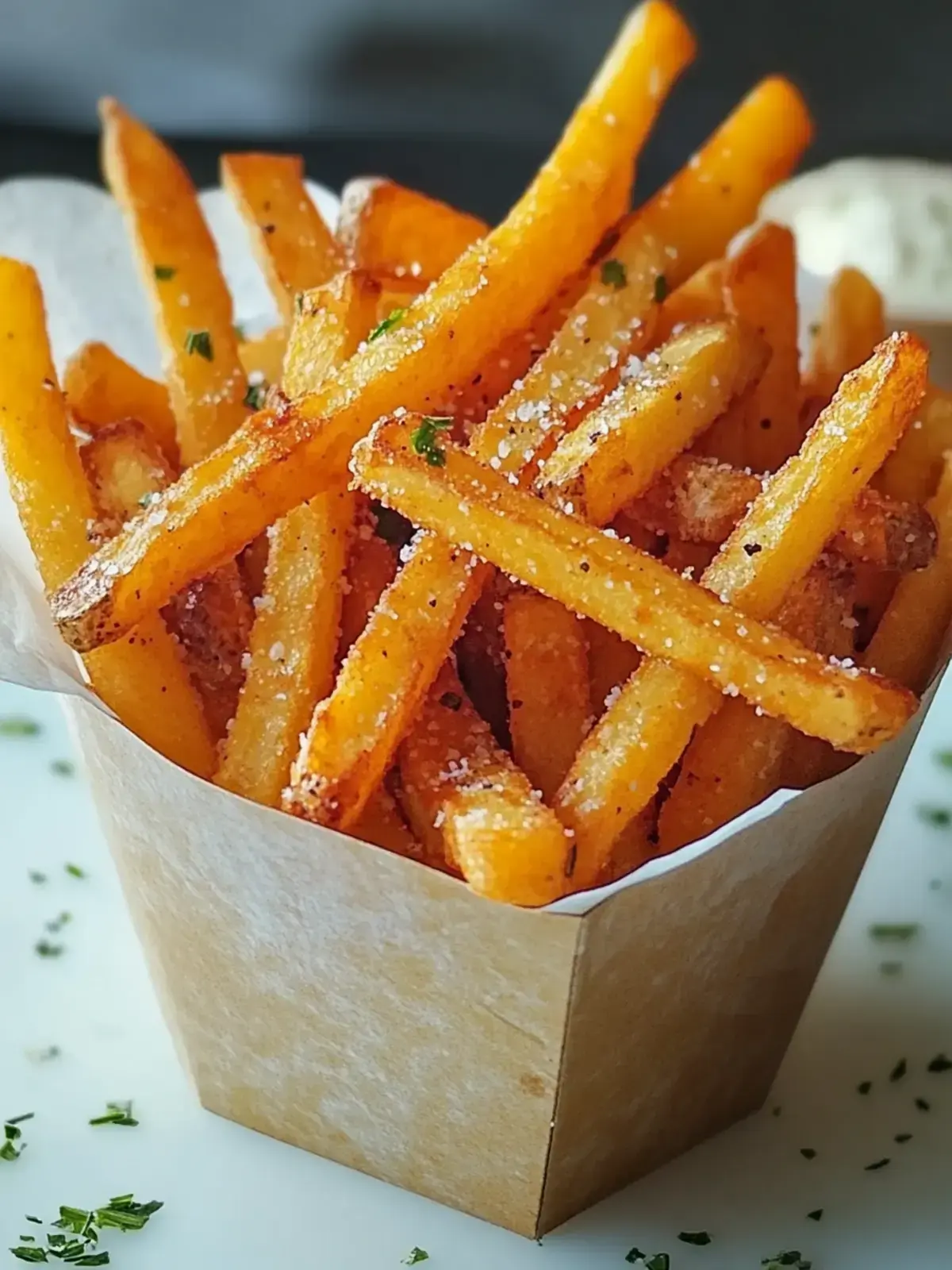 Knusprige Süßkartoffelstäbchen aus dem Ofen