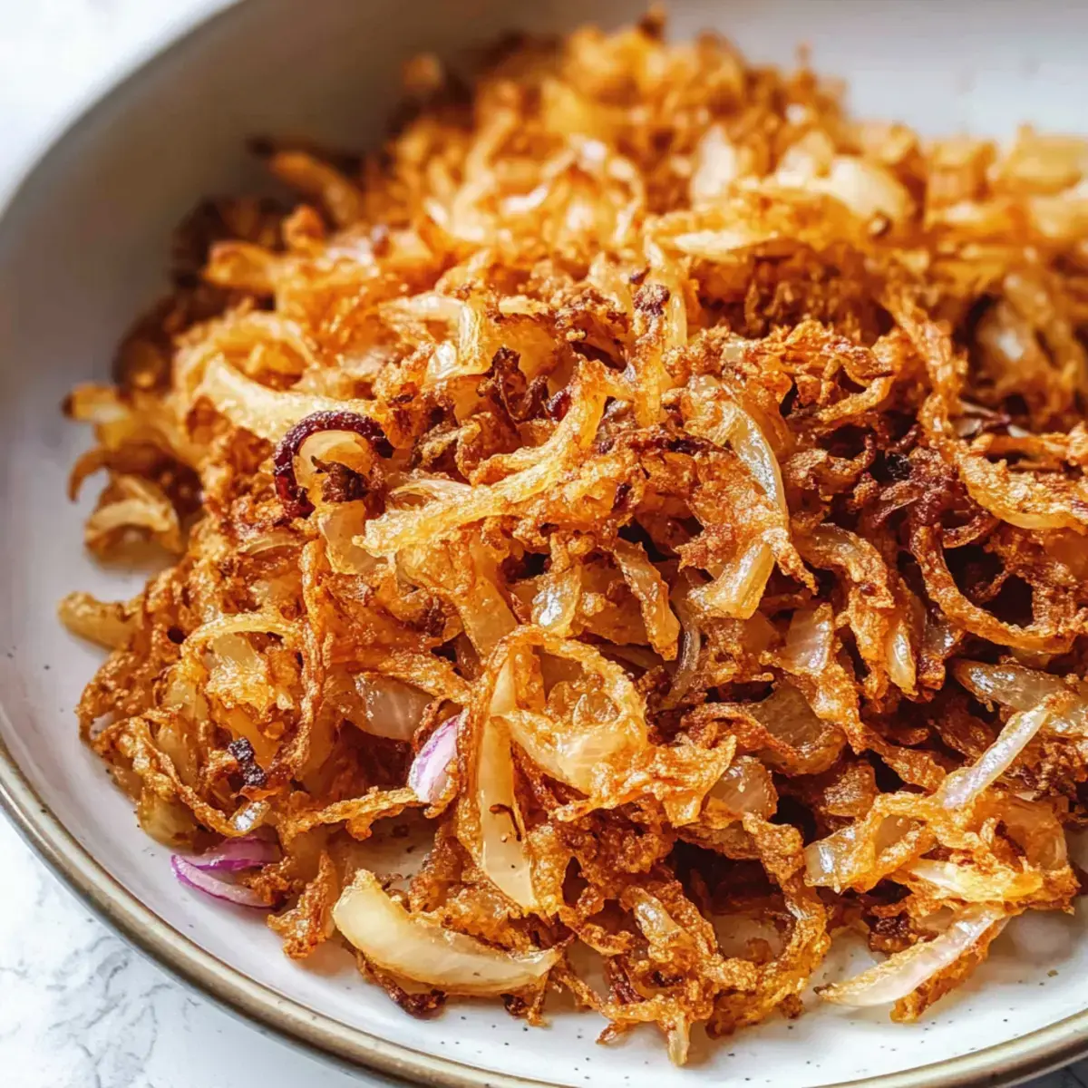 Knusprige Zwiebeln Heißluftfritteuse