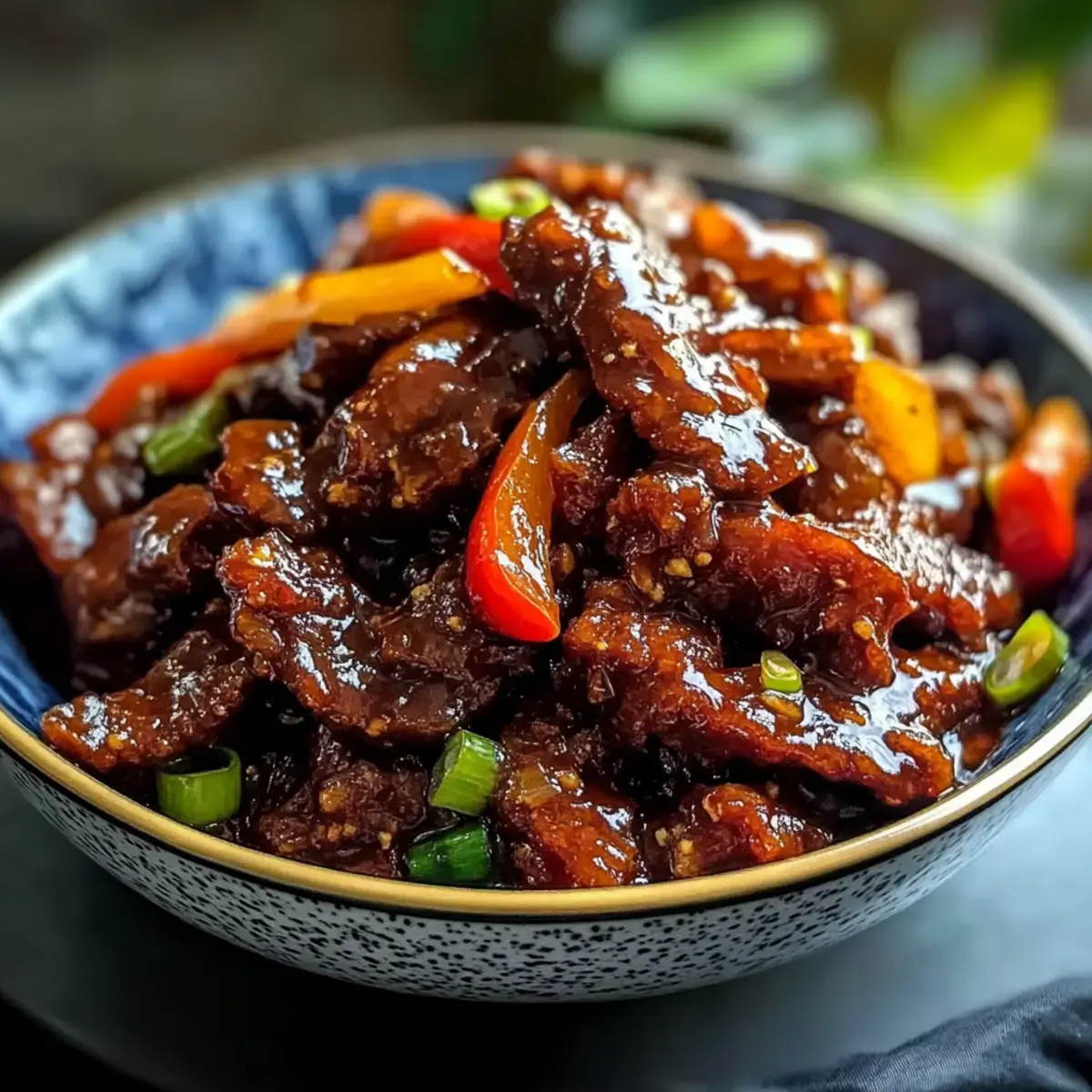 Knuspriges Chilli Rindfleisch