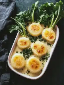 Herzhafter Kohlrabi- und Kartoffelauflauf für gemütliche Herbstabende