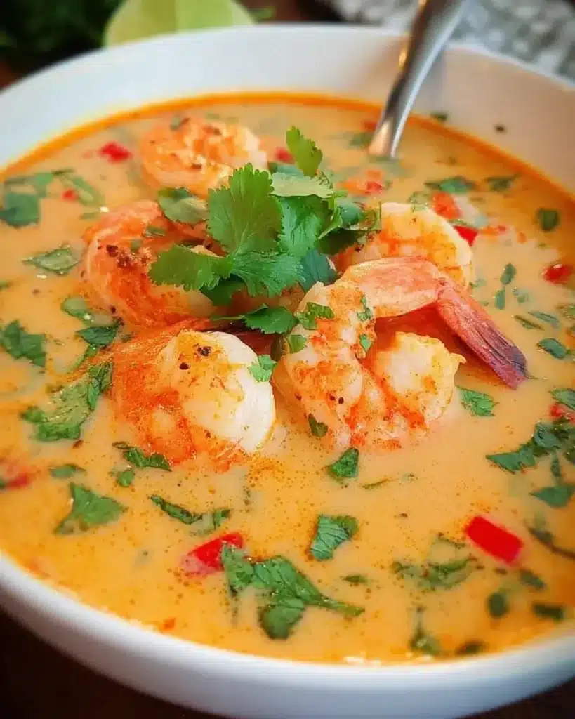 Kokos-Shrimps-Suppe