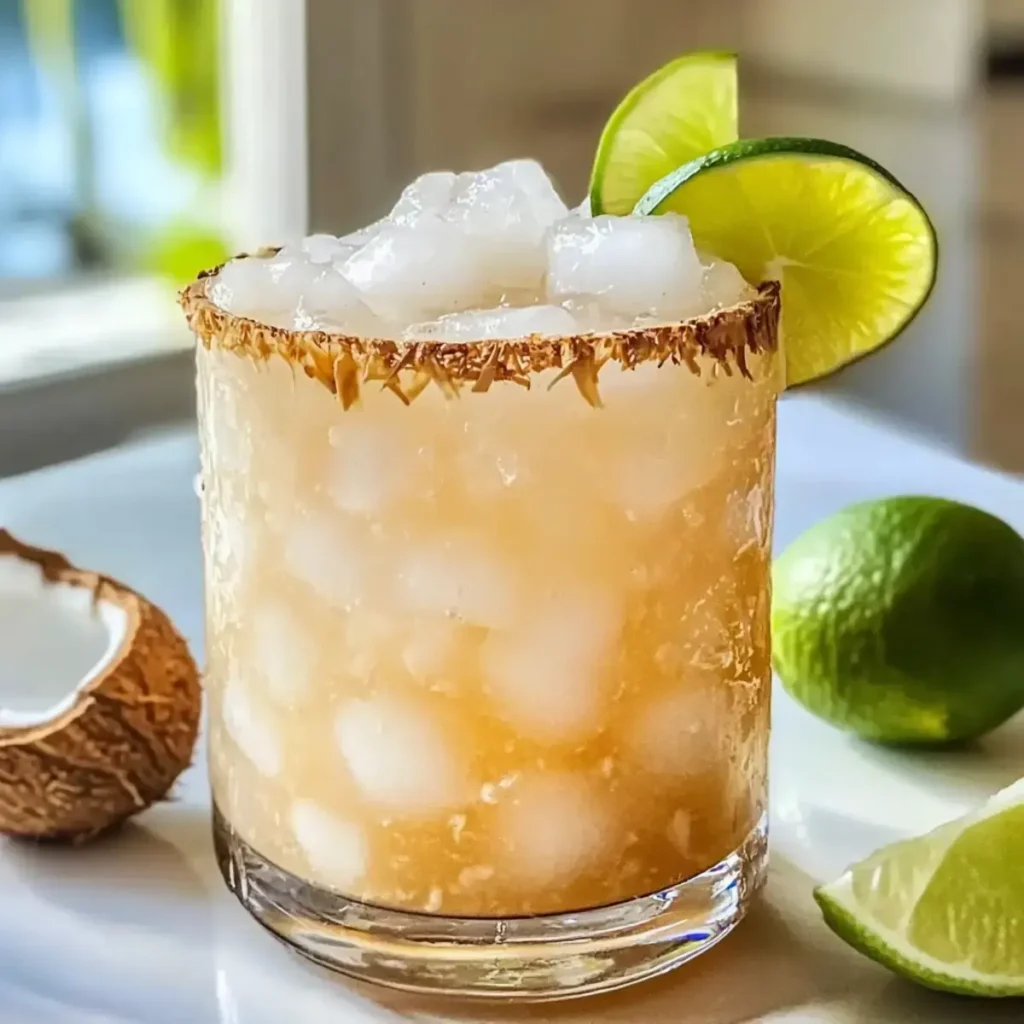 Kokosnuss Lychee Eisgetränk