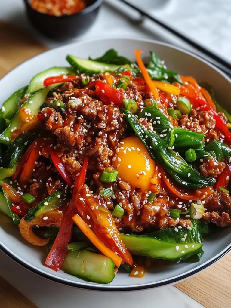 Koreanische Hackfleischpfanne: Blitzschnell & Lecker für Dich!