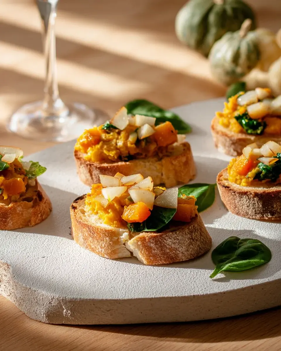 Kürbis Bruschetta