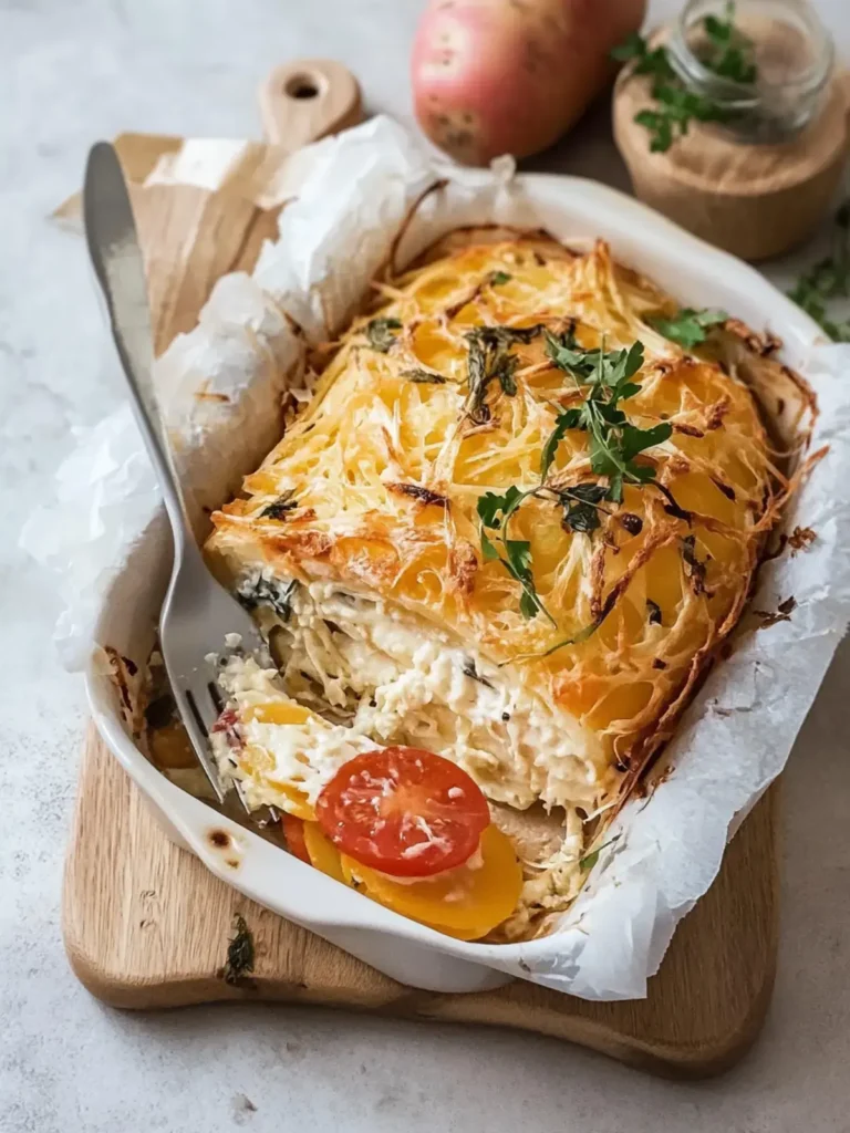 Einfache Kürbis- und Kartoffelauflauf: Herzhaft und Vegan!