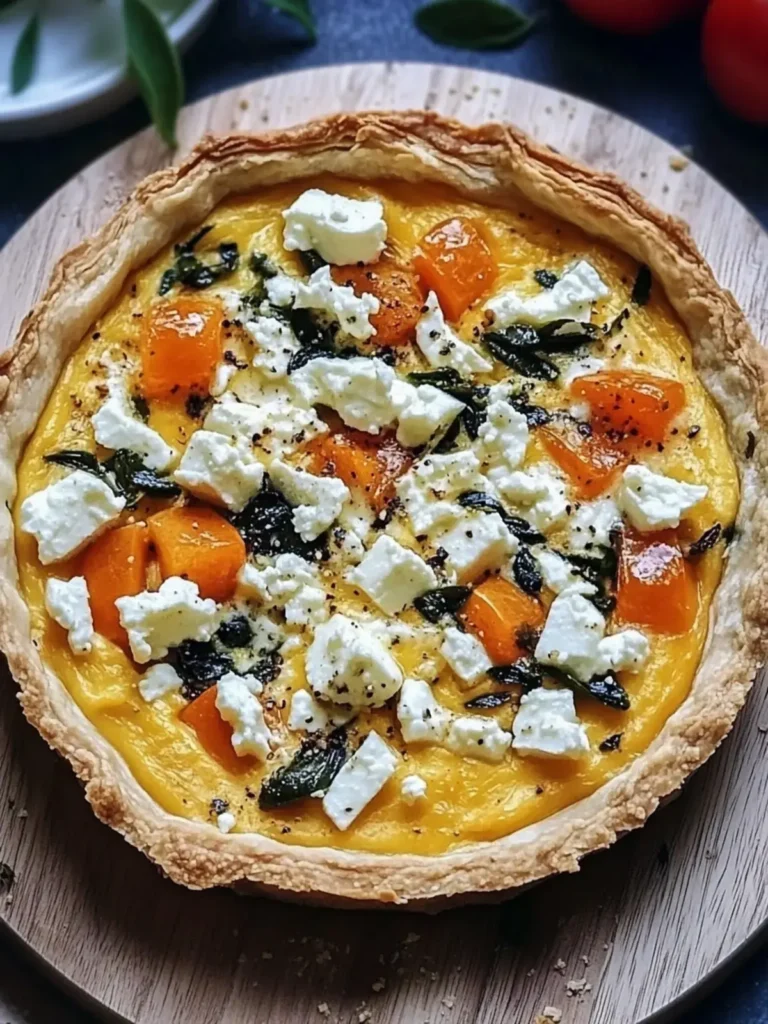 Kürbis-Quiche mit Feta – Herzhafter Genuss für die Familie