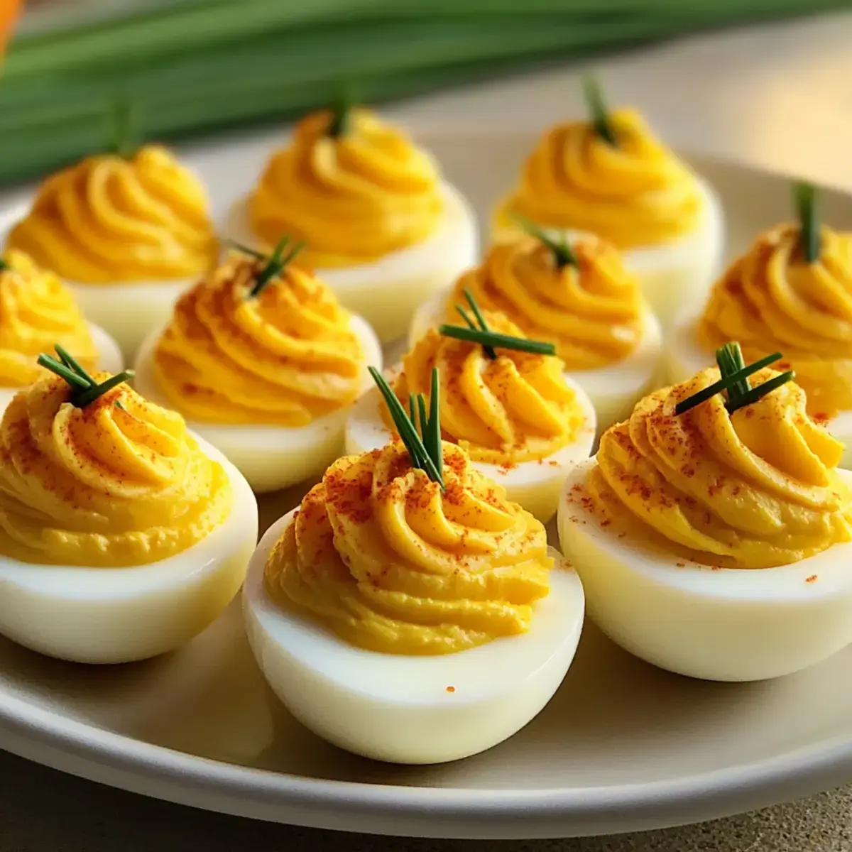 Kürbisfeld Gefüllte Eier