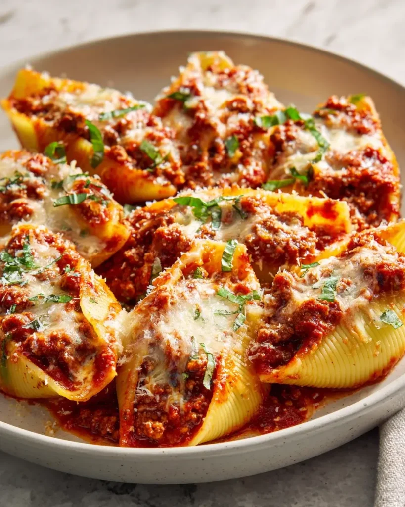 Käse-Rinderhack-Muschelnudeln: Herzhaft & unwiderstehlich!