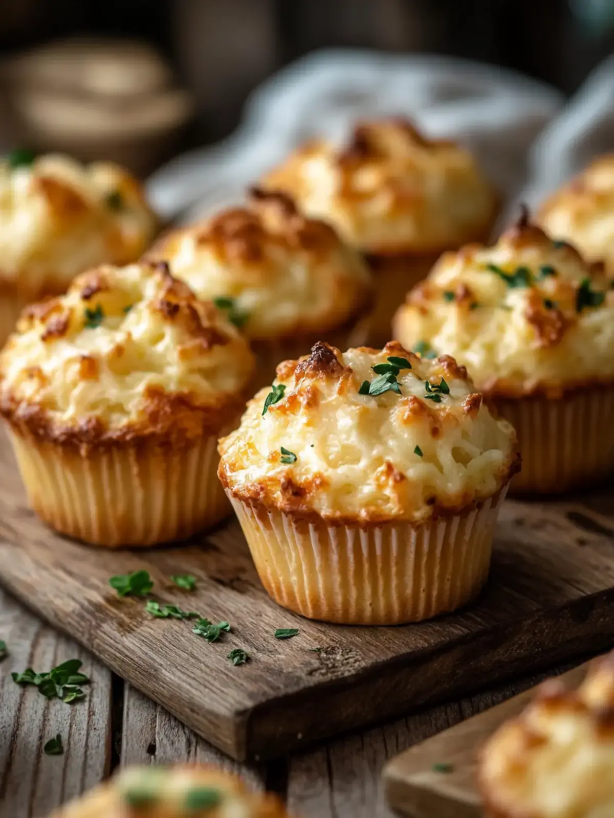 Käse Kartoffelbrei Muffins