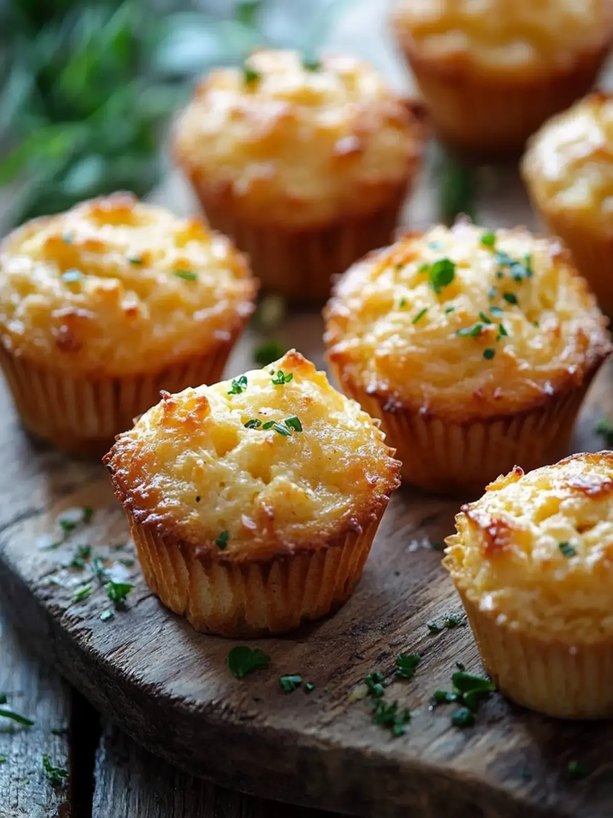 Käse Kartoffelbrei Muffins