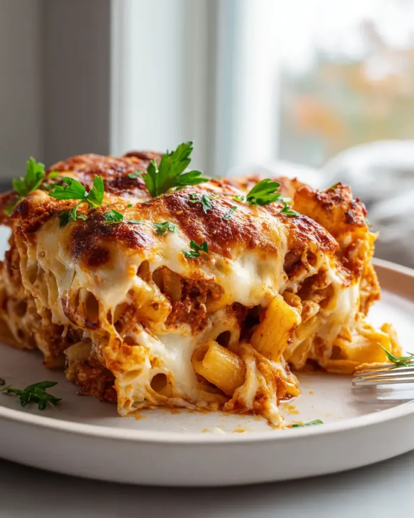 Käse-Stangen-Pasta Auflauf