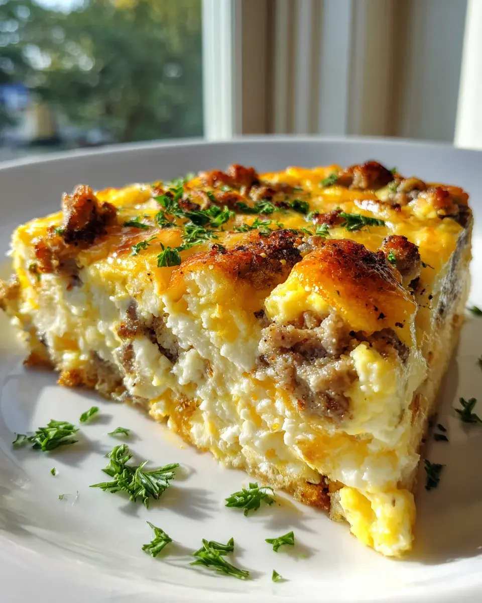 Käse-Stick Frühstücksauflauf