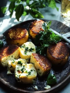 Käse gefüllte Gemüseküchle