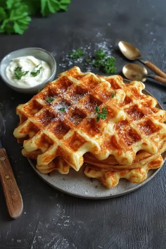 Käsewaffeln Rezept