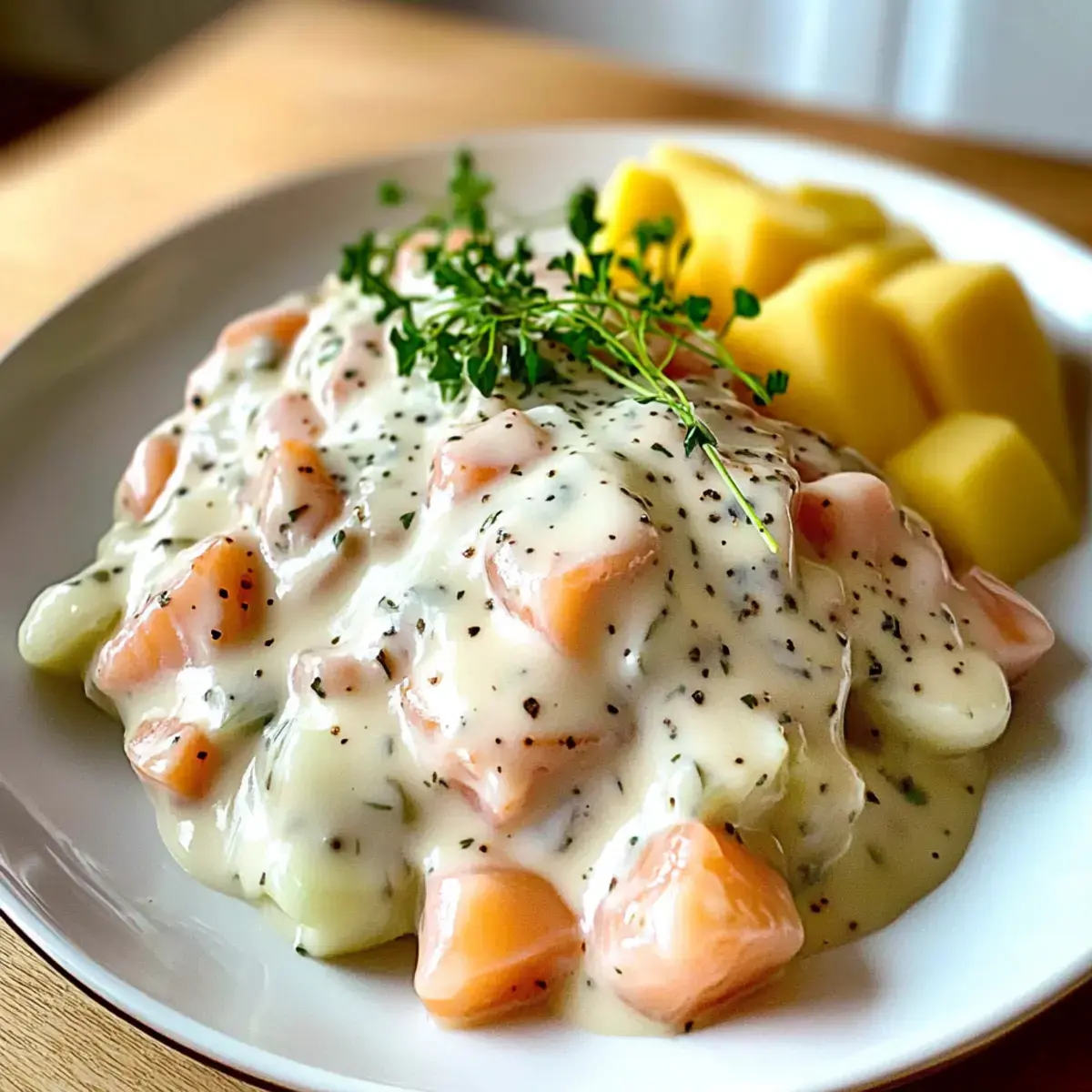 Lachs Remoulade Pellkartoffeln