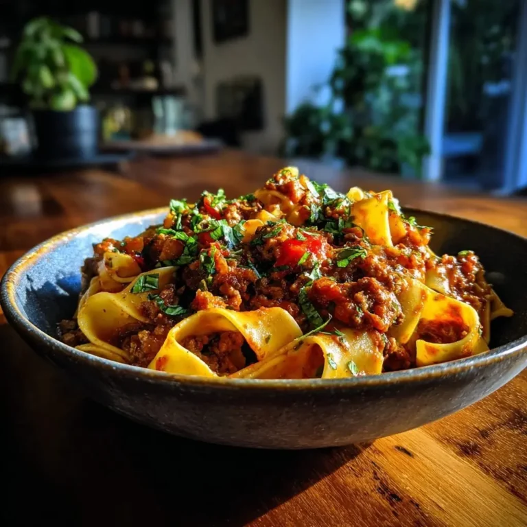 Lamm-Bolognese mit Minze und Zitrone auf Pappardelle – LNNRW