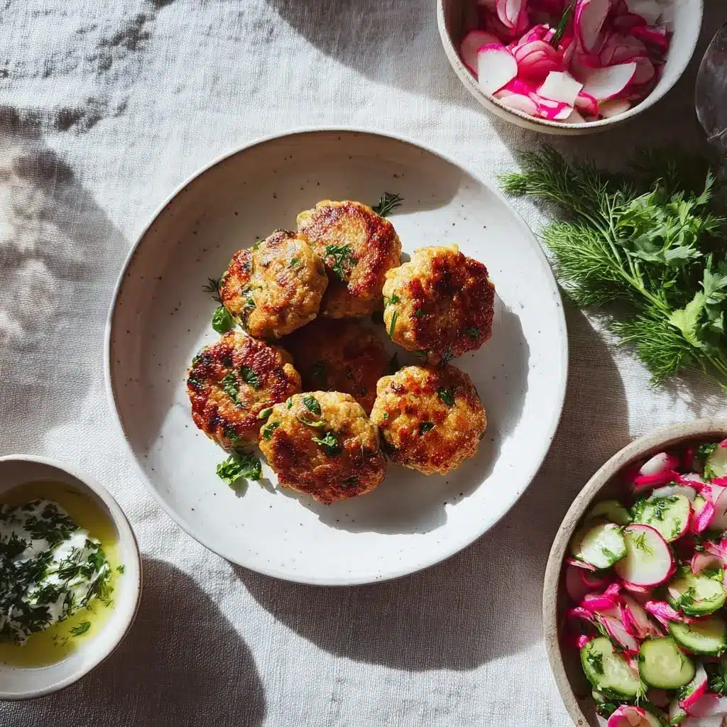 Lammfrikadellen mit Kräuter-Dip und Radieschensalat – LNNRW