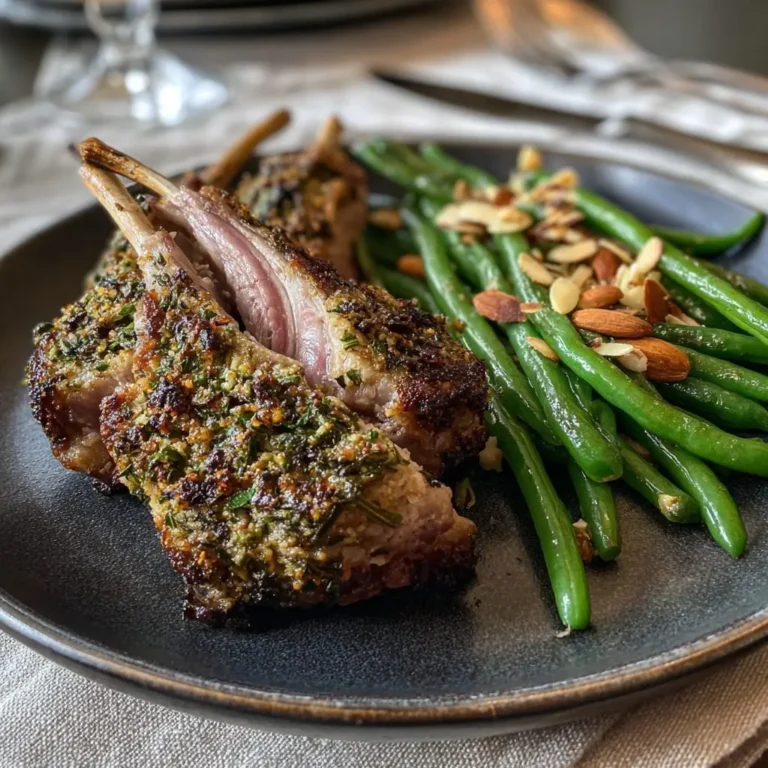 Lammkarree mit Kräuterkruste