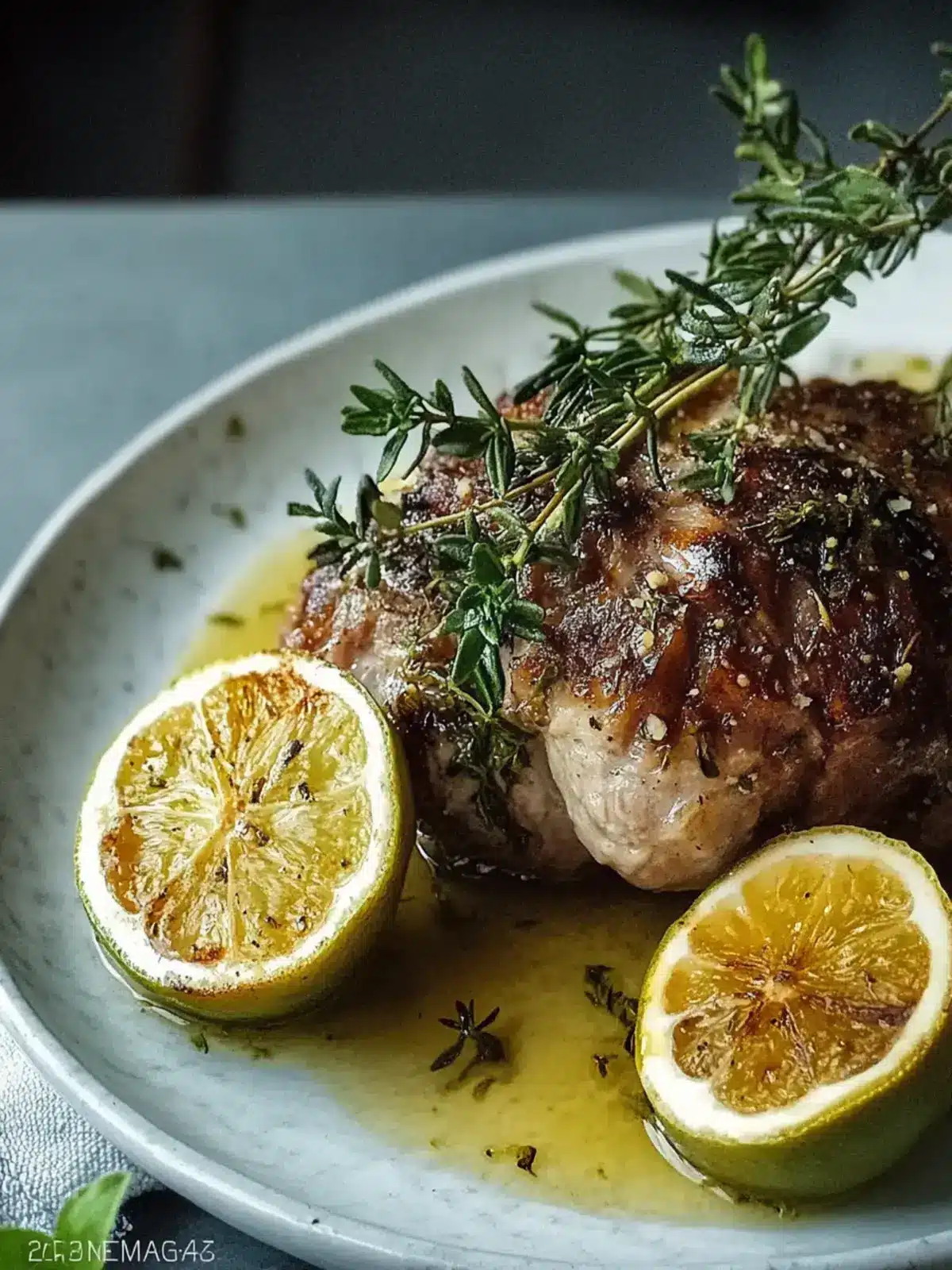 Lammkeule aus dem Backofen