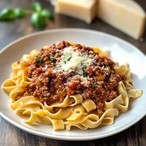 Langsam gekochte Bolognese