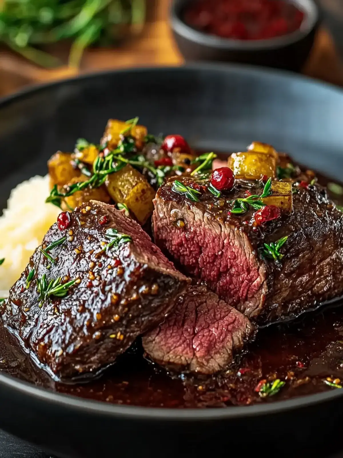 Langsamkocher Rindfleisch Manhattan