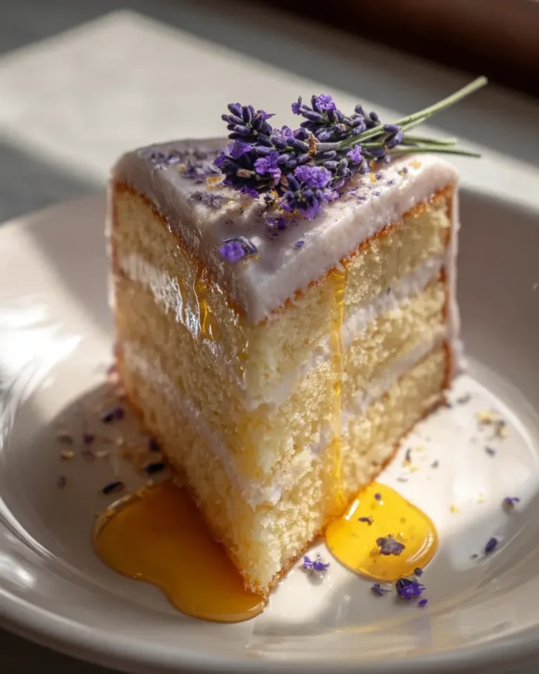 Lavendel Honig Frühlingskuchen – Süßes Frühlingsvergnügen! – Snackerra