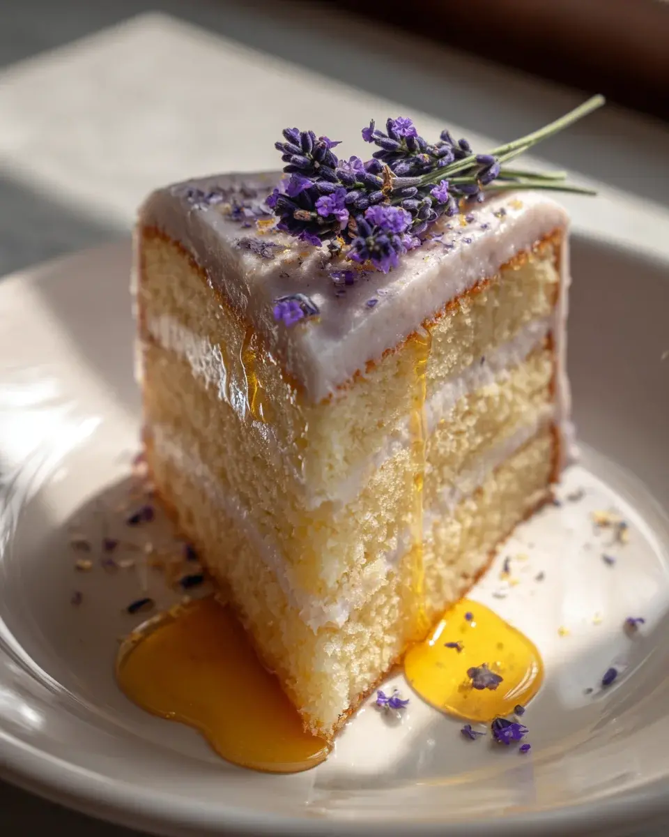 Lavendel Honig Fryhlingskuchen