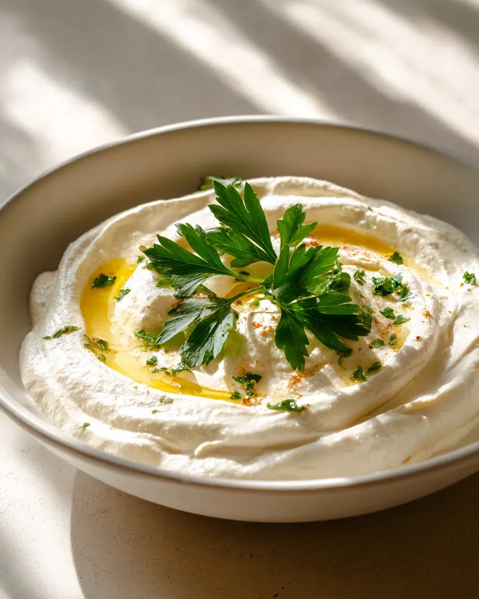 Lebanese Garlic Sauce Toum