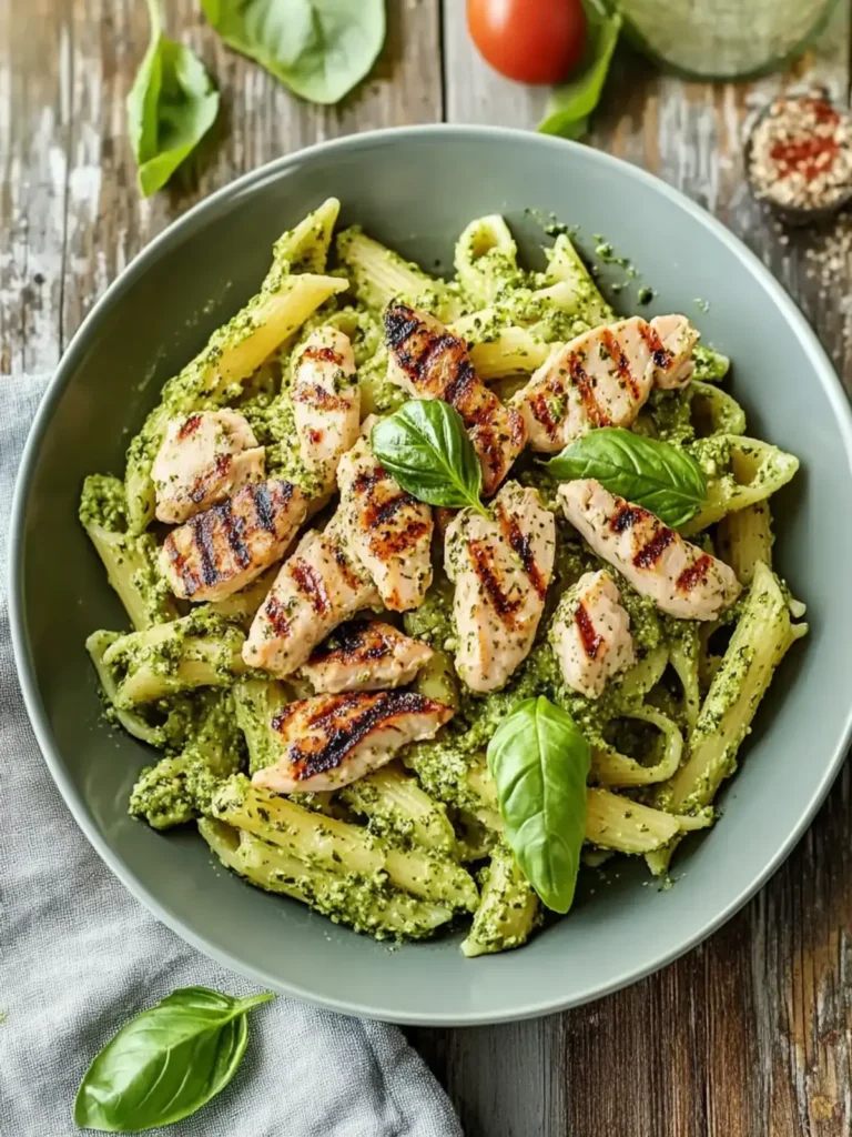 Leckere Gegrillte Hähnchen-Pesto-Pasta: Ein schnelles Genussrezept