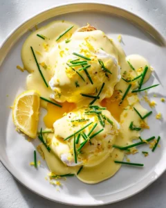 Leichte Hollandaise Sauce mit Joghurt und Zitronenschale