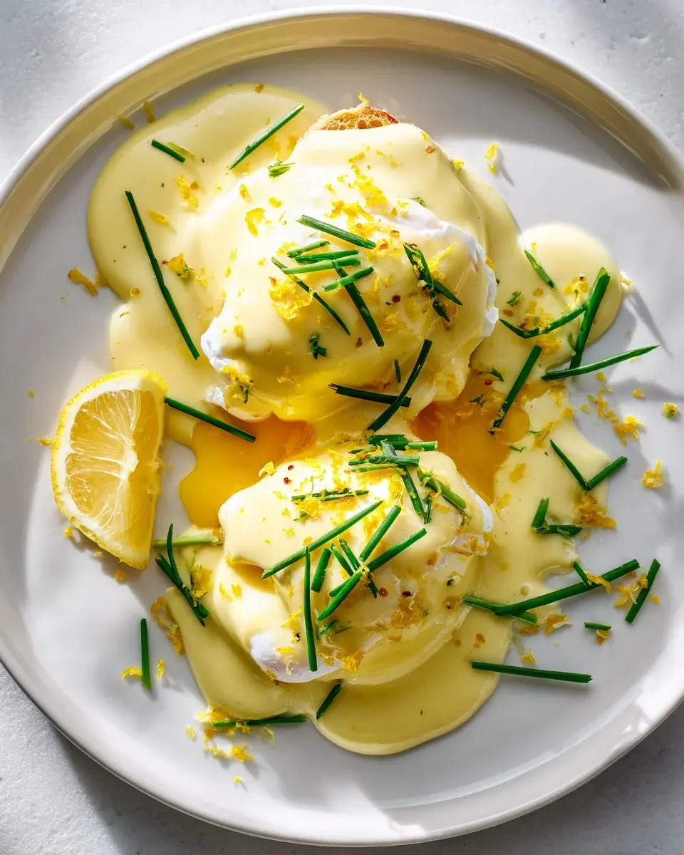 Leichte Hollandaise Sauce Joghurt Zitrone
