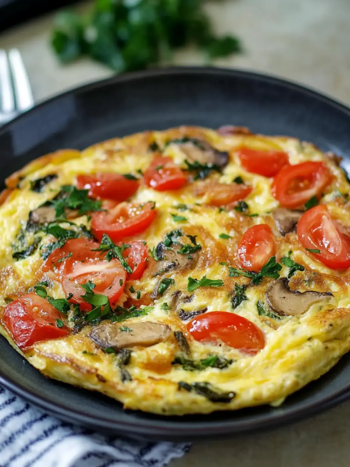 Low Carb Gemüseomelett