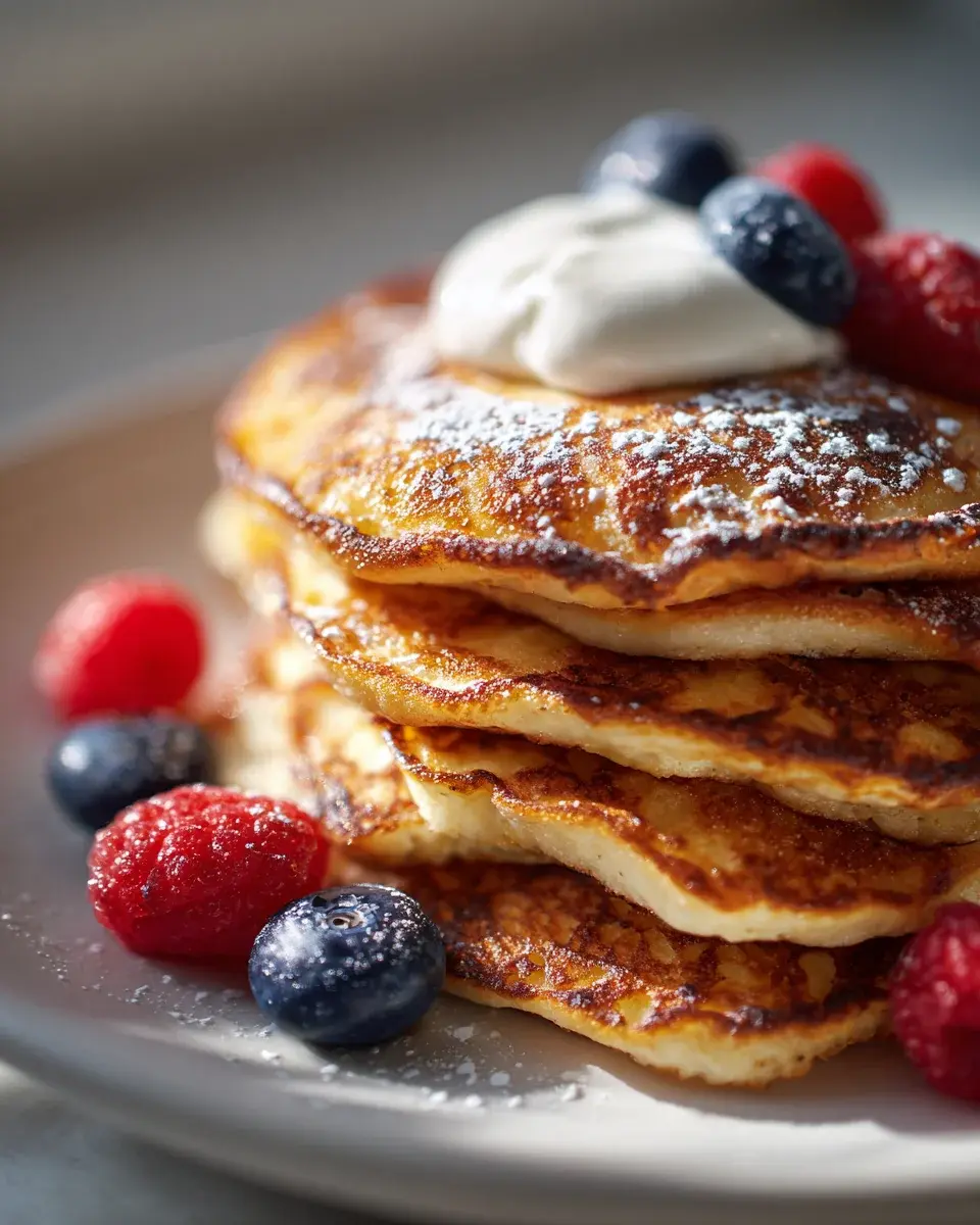 Low Carb Quark Pfannkuchen Mandelmehl