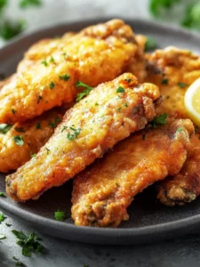 Knusprige Luftfritteusen-Hühnchenflügel
