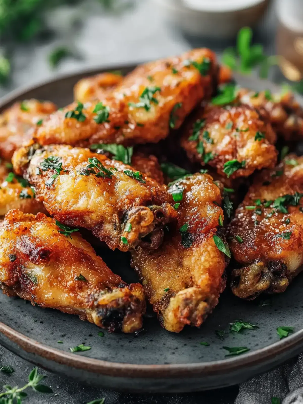 Luftfritteusen Hühnchenflügel