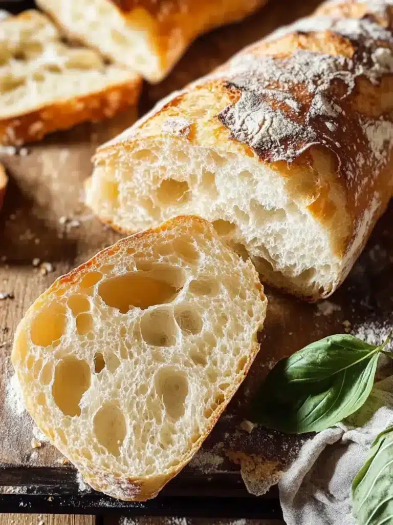 Luftige Sauerteig Ciabatta selber machen