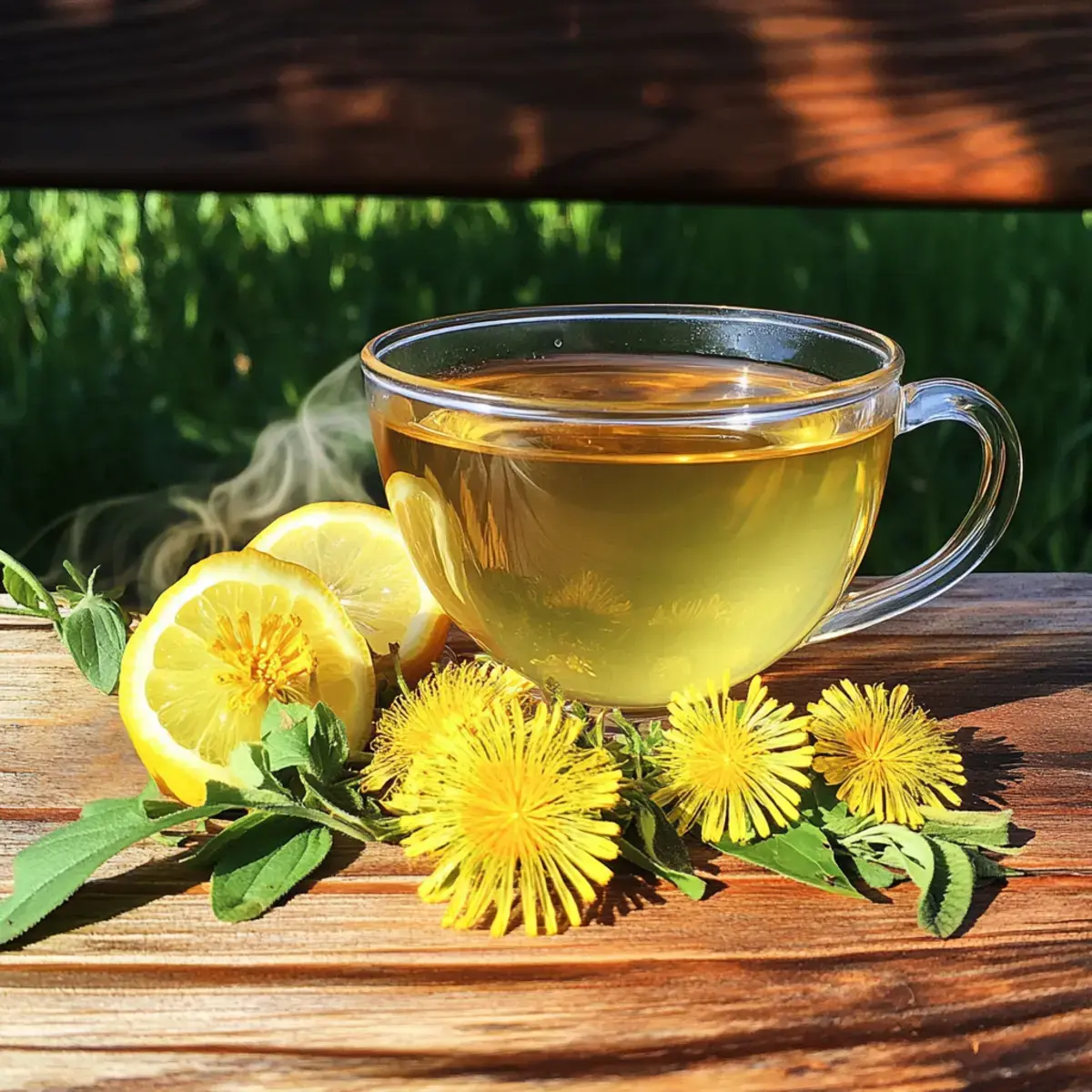 Löwenzahntee Rezept