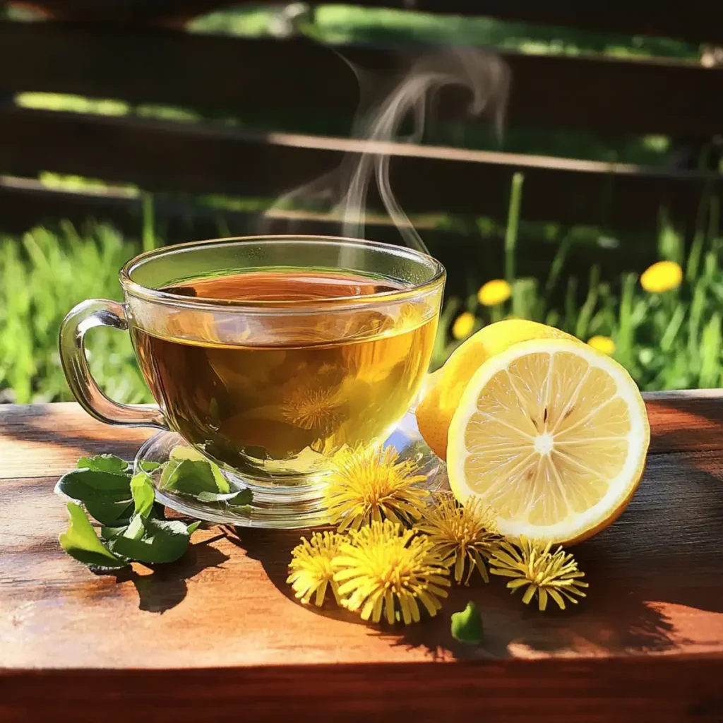 Löwenzahntee Rezept