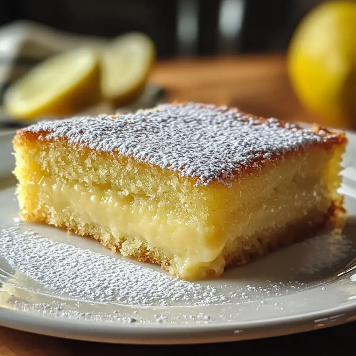 Magischer Zitronenpuddingkuchen