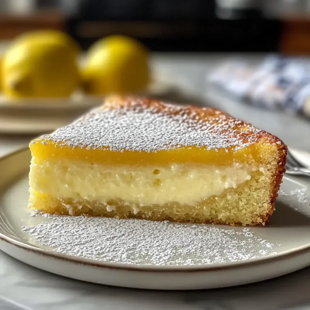 Magischer Zitronenpuddingkuchen